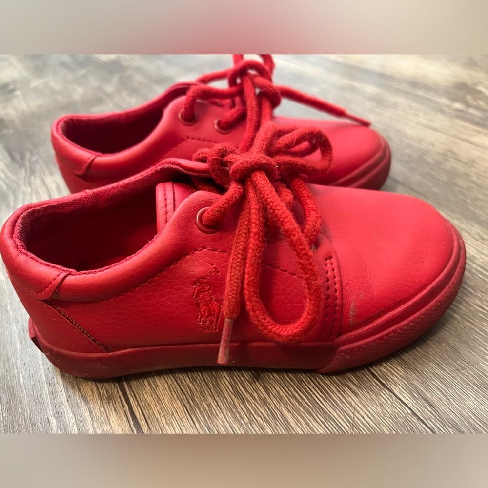 Red polo shoes (toddler)
